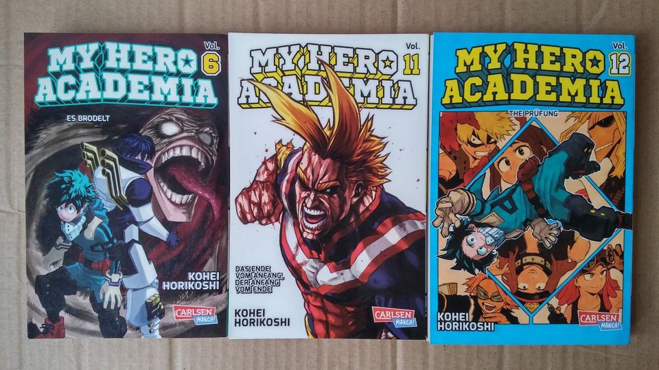 My Hero Academia Manga 1.Auflage 6, 11, 12, 13, 14, 15, 17 & 19 in Lübeck