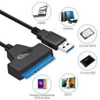 USB 3 zu SATA Kabel - Adapterkabel für Festplatten 0,3m Wandsbek - Hamburg Tonndorf Vorschau