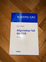 Jura/Allgemeiner Teil/BGB/Brox/Walker/Buch/Bücher Hessen - Melsungen Vorschau