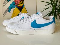 NIKE  Blazer Low Weiß Laser Blau Gr. 44 / US 10 Nordrhein-Westfalen - Willich Vorschau