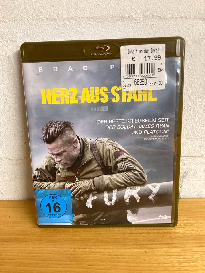 Bluray Herz aus Stahl, Fury in Meerbusch