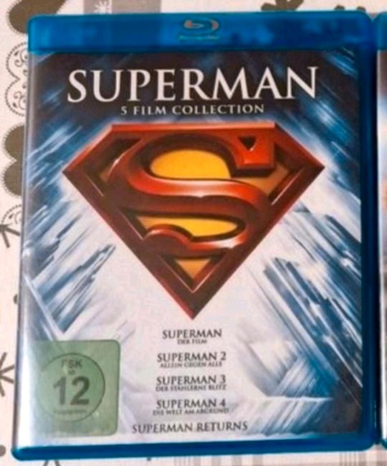 SUPERMAN Teil 1-5 als Blu-ray, Zustand neuwertig. in Kaufering