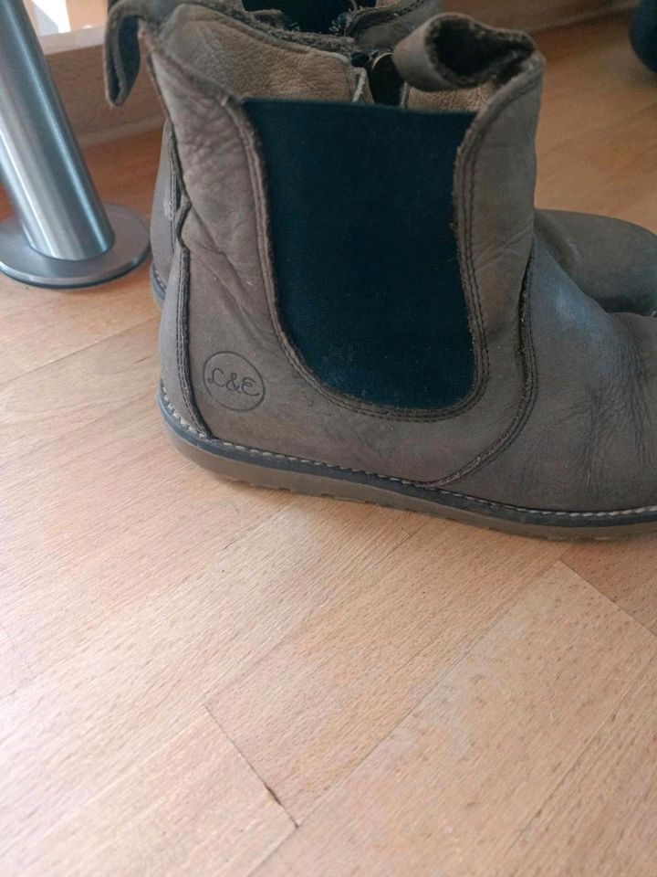 Boots Chelsea  Lotta & Emil Gr. 34 dunkelbraun warm gefütter in Sankt Wolfgang