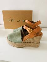 Unisa Keilsandale Gr 38 Salbei mint Wildleder Baden-Württemberg - Rutesheim   Vorschau