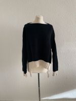 Lunaria Cashmere Oversized Pullover Strick schwarz Creme NP1200€ Nordrhein-Westfalen - Haltern am See Vorschau