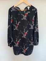 Kleid H&M Gr. 38 Schwarz Blümchen Sachsen - Radeberg Vorschau