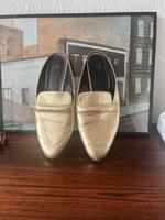Goldene Slipper H&M 37 Sandalen Schuhe slides Pantoletten Pankow - Prenzlauer Berg Vorschau