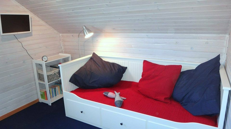 Ferienhaus Ostsee Schlei 100 m Sauna Kaminofen 6 Personen Hunde in Kappeln