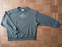 REPLAY Sweatshirt olivgrün mit Logo Gr. S/M Nordrhein-Westfalen - Pulheim Vorschau