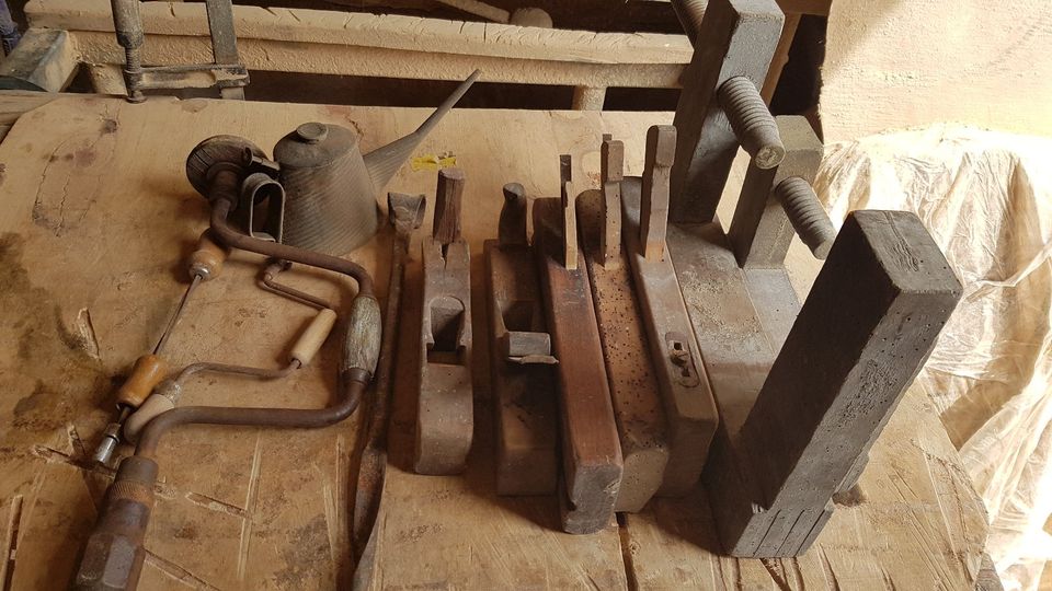 Sammlung alte, antike Hobel, Werkzeuge 12  Stück in Markdorf