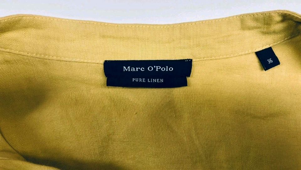 Marc O'Polo Bluse Tunika Oberteil Shirt Leinen Leinenbluse S 36 in Berlin