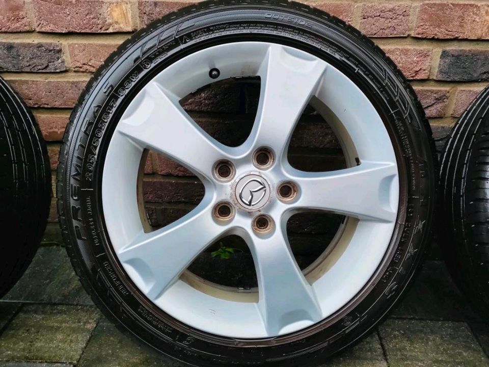 Orig. Mazda Felgen | Maxxis Premitra | 205 50 R17 | Sommerreifen in Uedem