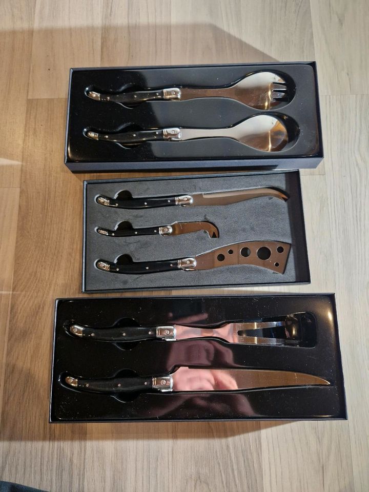 Käsemesser Set Salatbesteck Grillbesteck  Laguiole Design in Maulbronn