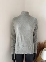 Hellgrauer Strickpullover mit Rollkragen NA-KD S Bayern - Regensburg Vorschau