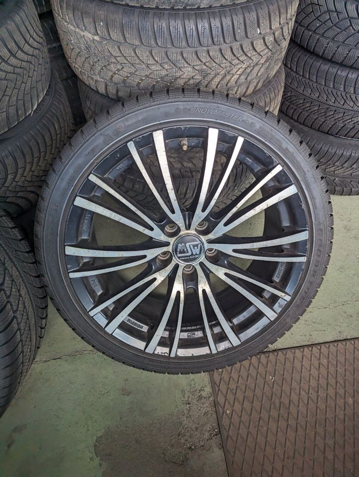 MSW 20 Winterräder Winter 225 40 18 Zoll 5x112 Golf 5 6 7 A3 A4 in Attendorn