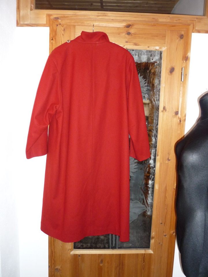 Loden Mantel Wollwalk rot Gr. 40 in Gummersbach