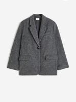 Oversize Blazer aus Wollmix Dunkelgrau Hessen - Heusenstamm Vorschau