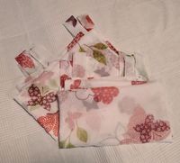 Gardinen, weiß-rosa-lila / transparent, Schmetterlinge / Blumen Schleswig-Holstein - Sterup Vorschau