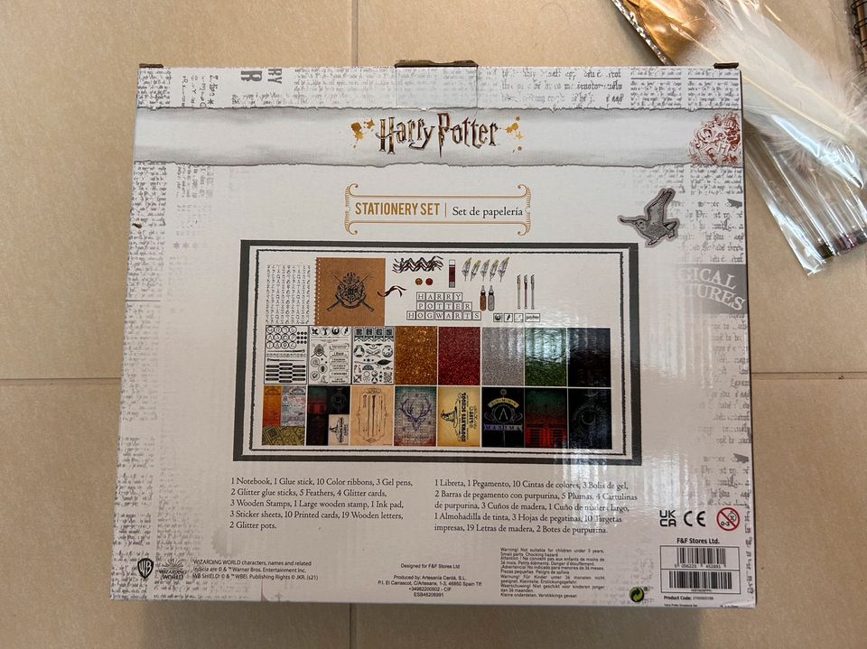 NEU ♥️ Harry Potter ♥️ Bastel Set, Buch, Papier, Stempel in Dreieich