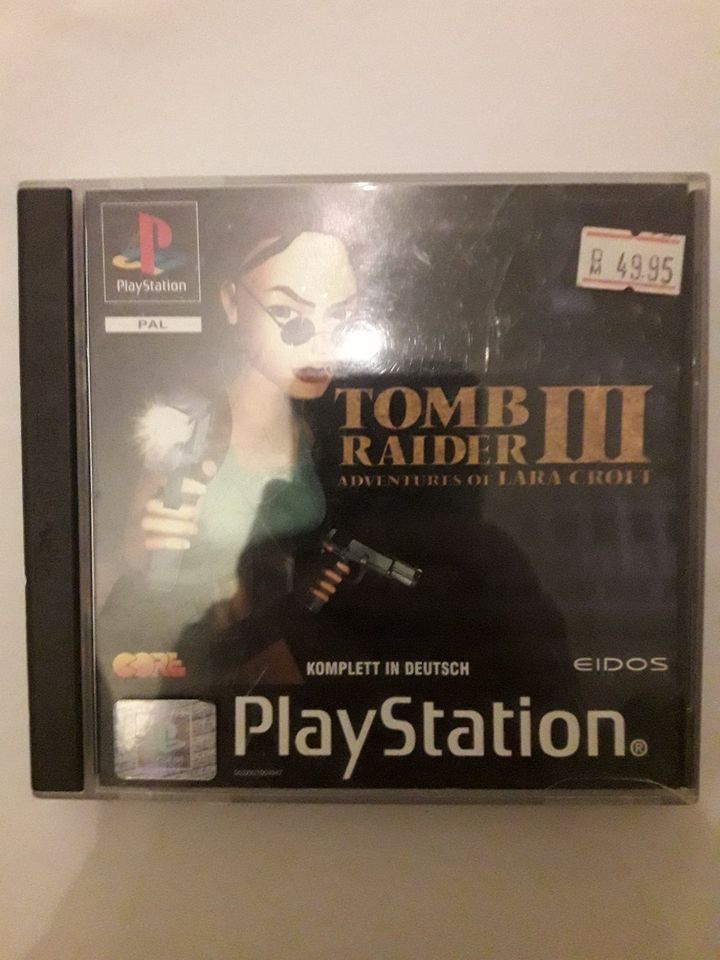 Tomb Raider 1 + 3 PlayStation inkl. Lösungsbuch für Tomb Raider 3 in Pliezhausen