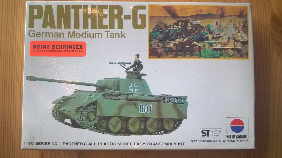 Nitto Kagaku 1:76 Panzer-III Ausf. M/N & Panther G in Erlensee