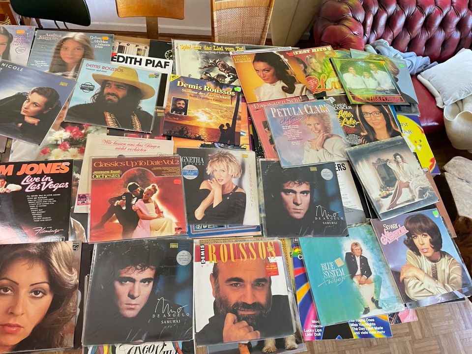 Konvolut LPs Schallplatten ungehört Boney M Jackson Thriller in Mauritz