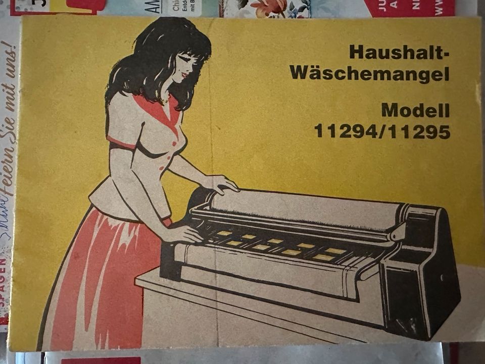 Wäschemangel in Lichtenstein