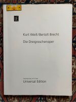 Die Dreigroschenoper   Klavierauszug K. Weil B. Brecht Bonn - Beuel Vorschau