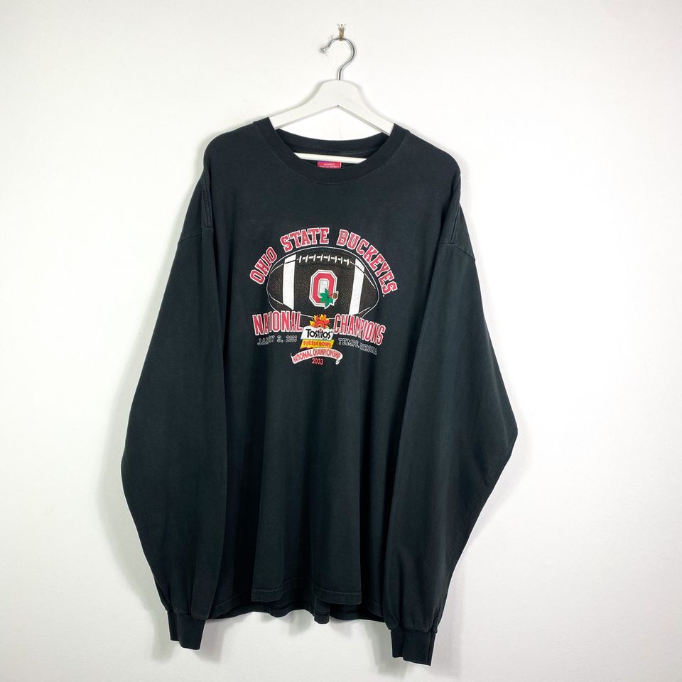 Vintage Champion Ohio State Buckeyes Longsleeve Gr.XXL Football in Gronau (Westfalen)