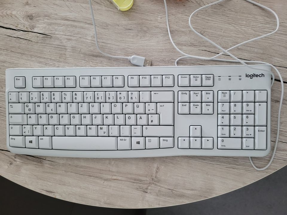 Logitech K120 USB Mössingen in ist Deutsch kaufen | jetzt Kleinanzeigen Tastatur nur eBay | weiß Tastatur - Maus gebraucht & neuwertig Baden-Württemberg Kleinanzeigen Abholung