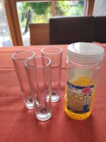 3 Minivasen Glas und Wasserperlen gelb Bayern - Mömbris Vorschau
