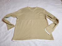 Sweatshirt Hemd C&A Kanada Gr L beige shirt Langarmshirt V Kragen Mitte - Wedding Vorschau