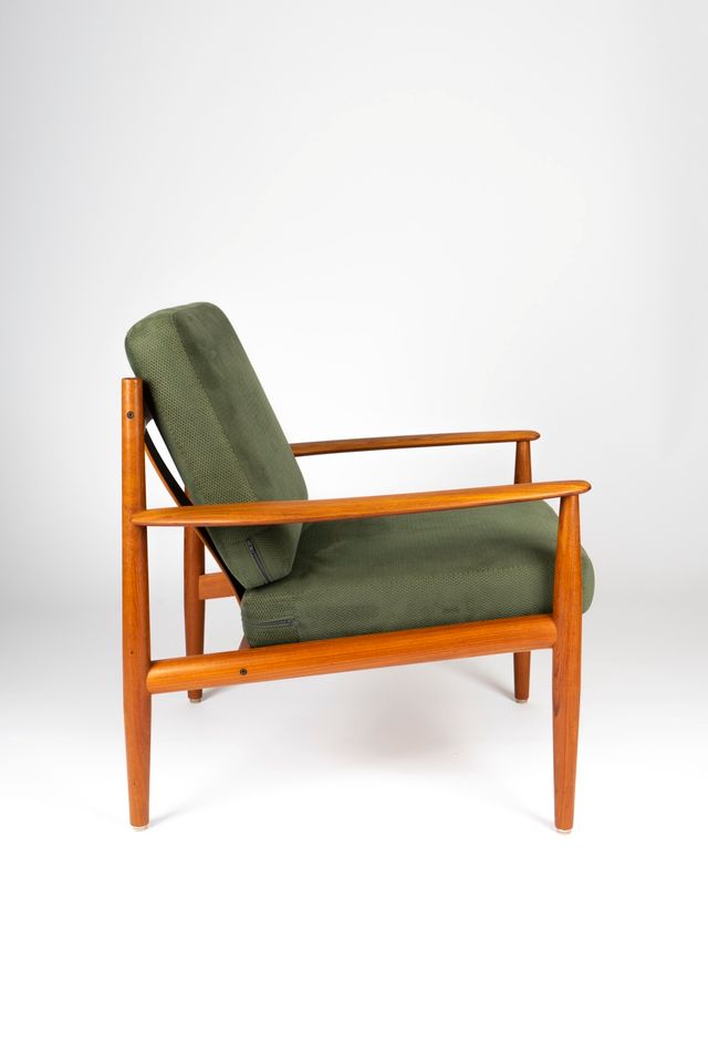 ◤ grete jalk mid Century easy Lounge Chair Sessel hochlehner Vintage Ohrensessel Teakholz Stuhl Teak 50er 60er 70er Retro Sofa daybed Couch Hocker in Berlin