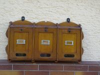 Antik Holz Post Briefkasten Hausbriefkasten Briefkastenanlage Wiesbaden - Erbenheim Vorschau