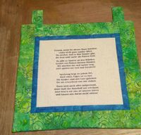 Patchwork Wandspruch Familie Kinder Spruch Wandtattoo Handarbeit Rheinland-Pfalz - Neuerburg Eifel Vorschau