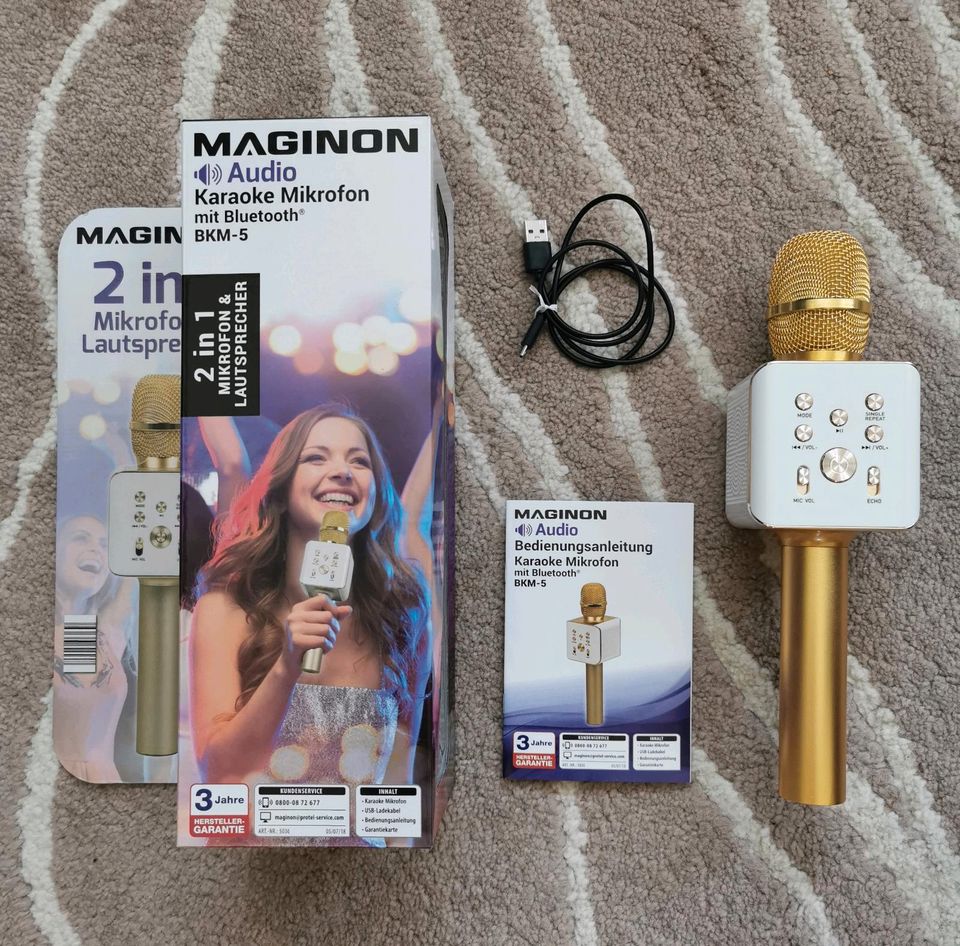 Mikrofon Karaoke Bluetooth Maginon BKM-5 in Leipzig