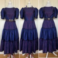 Abendkleid/Partykleid Sina G blau/schwarz/pink Vintage Baden-Württemberg - Heidelberg Vorschau