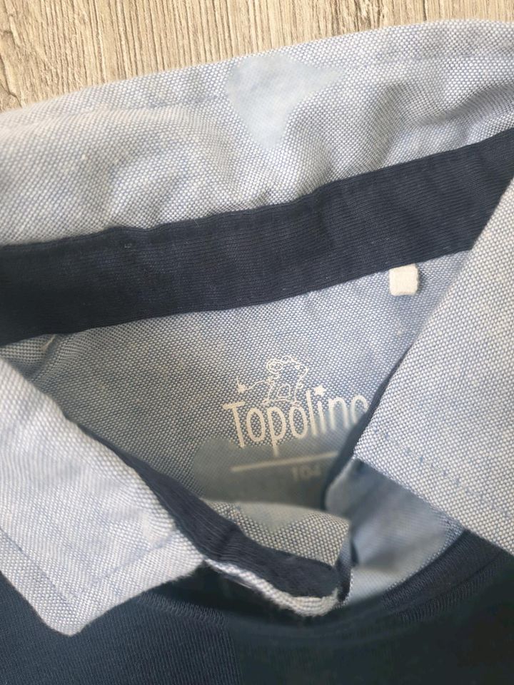 Tshirt mit Hemdkragen Topolino 104 in Bocholt