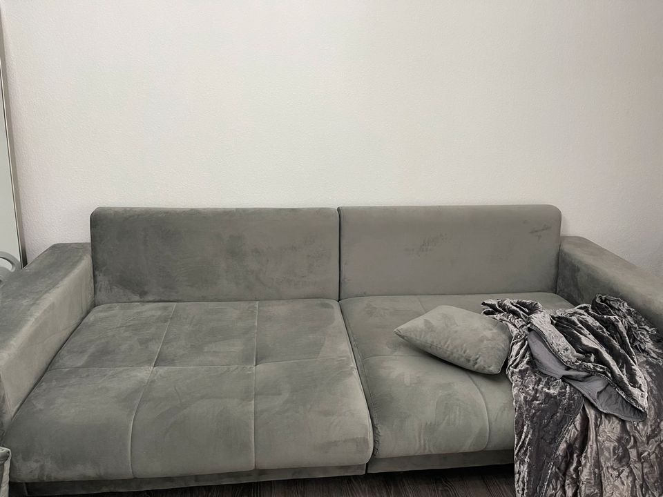 Big Sofa samt grau in Bremen