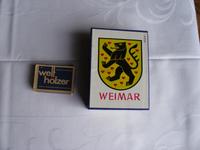 DDR Riesa Streichhölzer Luxuskoffer Weimar Wappen 30 Jahre alt Hessen - Dillenburg Vorschau