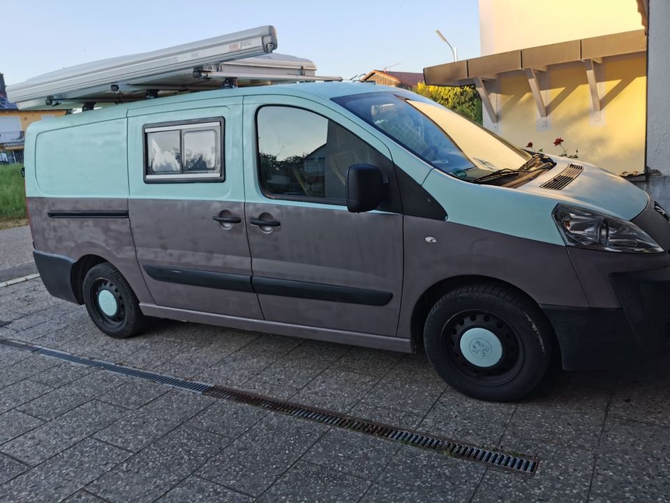 Minimalistischer Camper Peugeot für kleine Familie TÜV neu in Markt Indersdorf