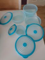 4x Tupperware Bungee Schüsseln 1 l 1,4 l 1,9 l 500 ml blau Niedersachsen - Hage Vorschau