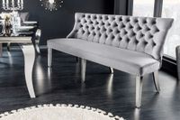 ⚡!Aktionspreis!⚡ Design Sofabank CASTLE DELUXE 165cm grau Samt Löwenkopf Chesterfield Barock Sitzbank Riess-Ambiente Kreis Pinneberg - Halstenbek Vorschau