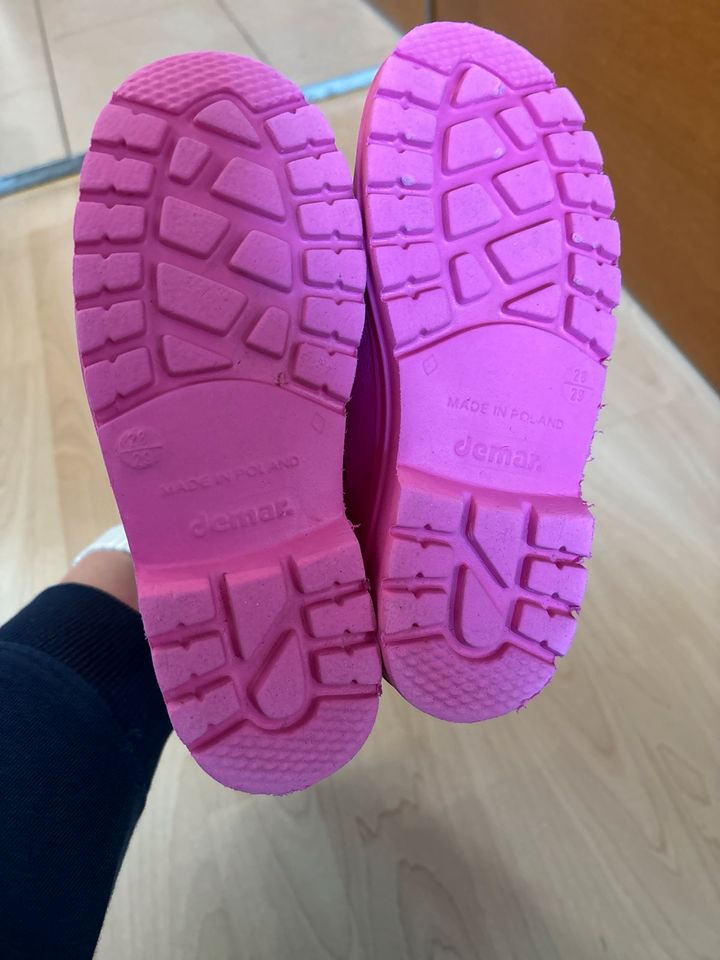 Gummistiefel demar pink Gr.28/29 in Berglern