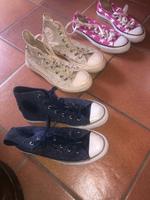 Converse Chucks Glitzer Pailletten Sterne Konvolut 38 37,5 39 Niedersachsen - Braunschweig Vorschau