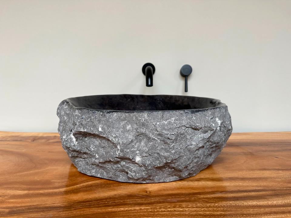 Naturstein Marmor Waschbecken Aufsatzwaschbecken 48x47 cm in Chemnitz