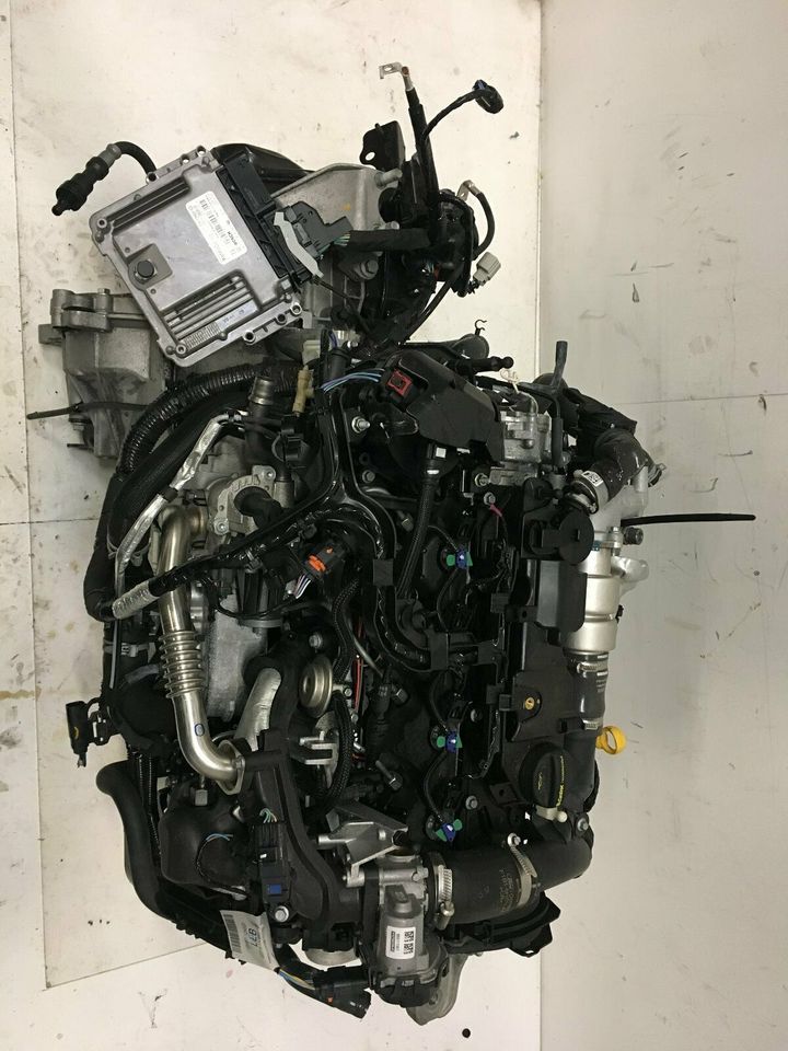 Komplett motor Ford Fiesta 1.5tdci code XUJB  bj2017 mit 7.281km in Kleve