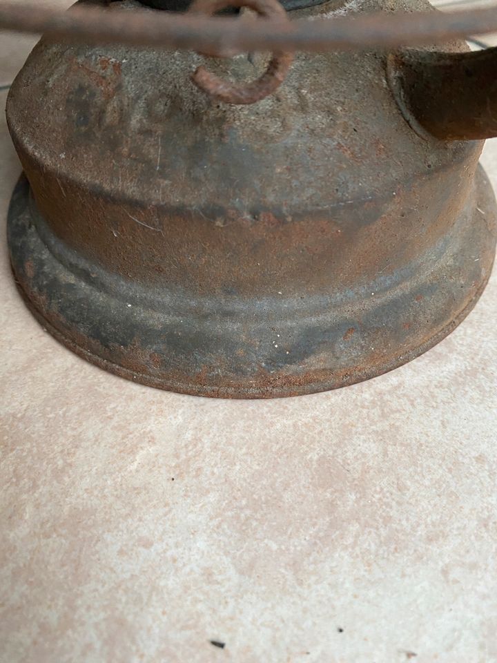Öllampe Petroleumlampe Laterne Frowo 435 alt antik in Trebbin