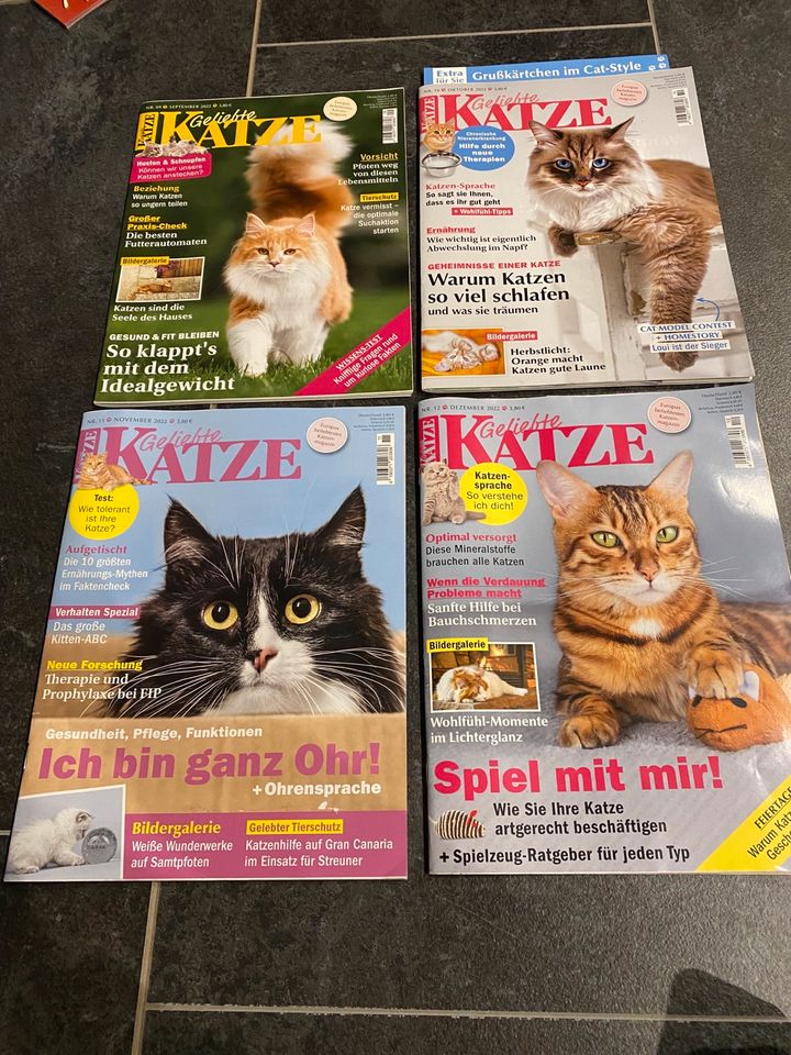 4 x Zeitschrift Geliebte Katze in Vilshofen an der Donau