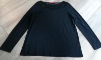 s.Oliver langarm Shirt schwarz XXL 44 Spitzen Longshirt Pulli top Nordrhein-Westfalen - Porta Westfalica Vorschau